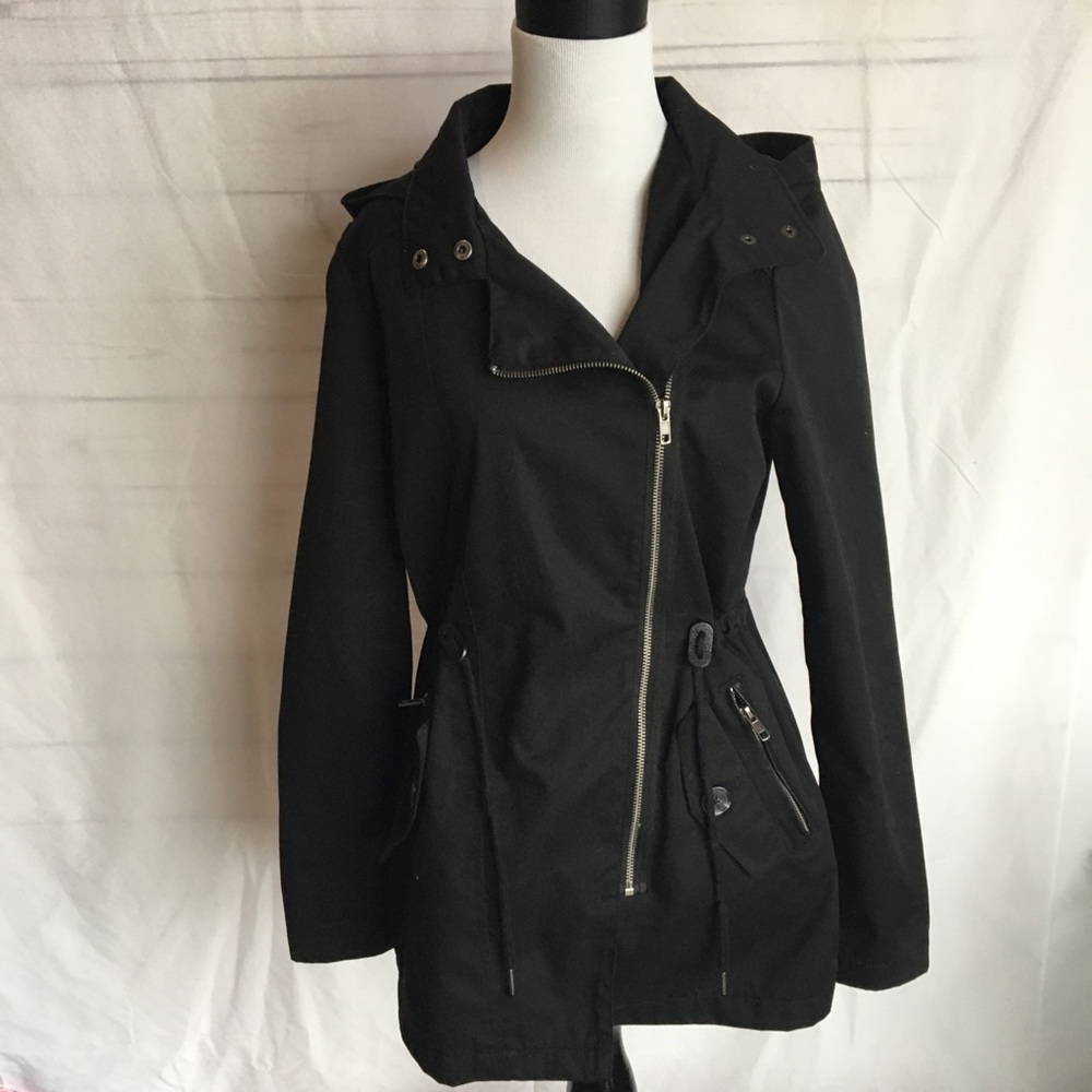 Vero Moda utility Moto asymmetrical jacket black S